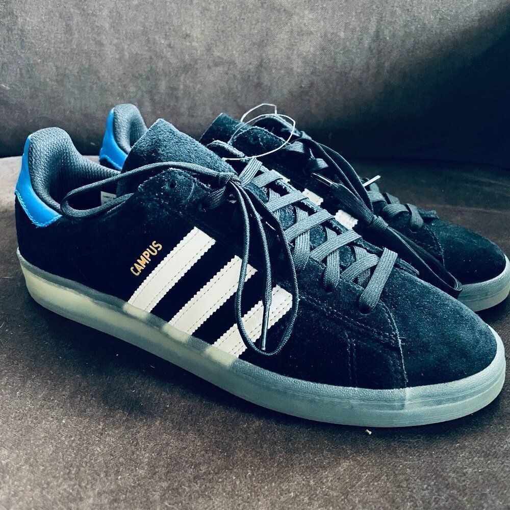 Rare Sample Adidas Campus 9 US 8.5 UK sneakers FY0488💥clear soles MXA 42 2/3